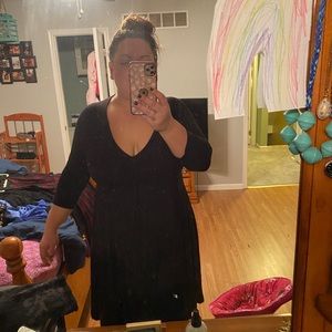 Torrid Black Stretch Knit Jersey Dress Size 2